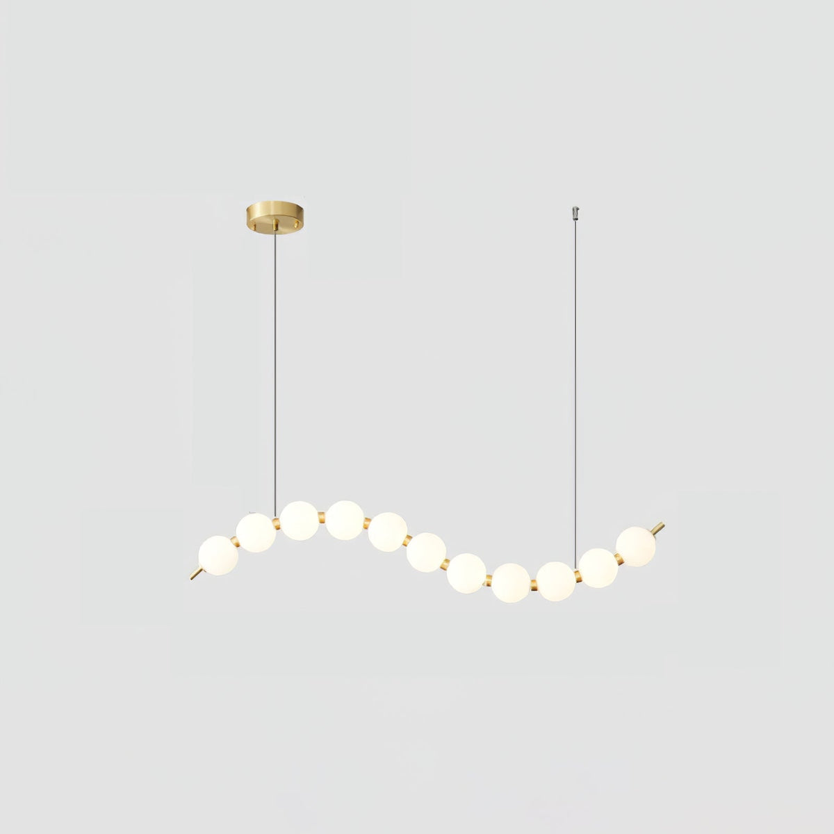 Modern minimalistisk akrylkrona med ädelstensdesign
