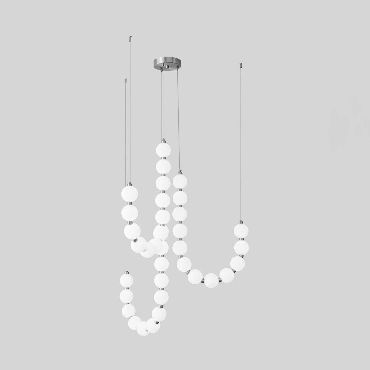 Modern minimalistisk akrylkrona med ädelstensdesign