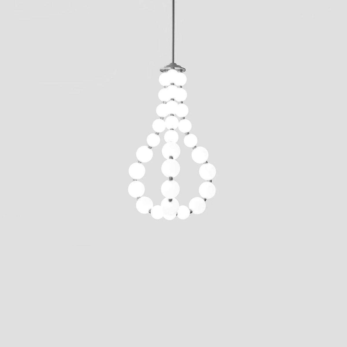 Modern minimalistisk akrylkrona med ädelstensdesign