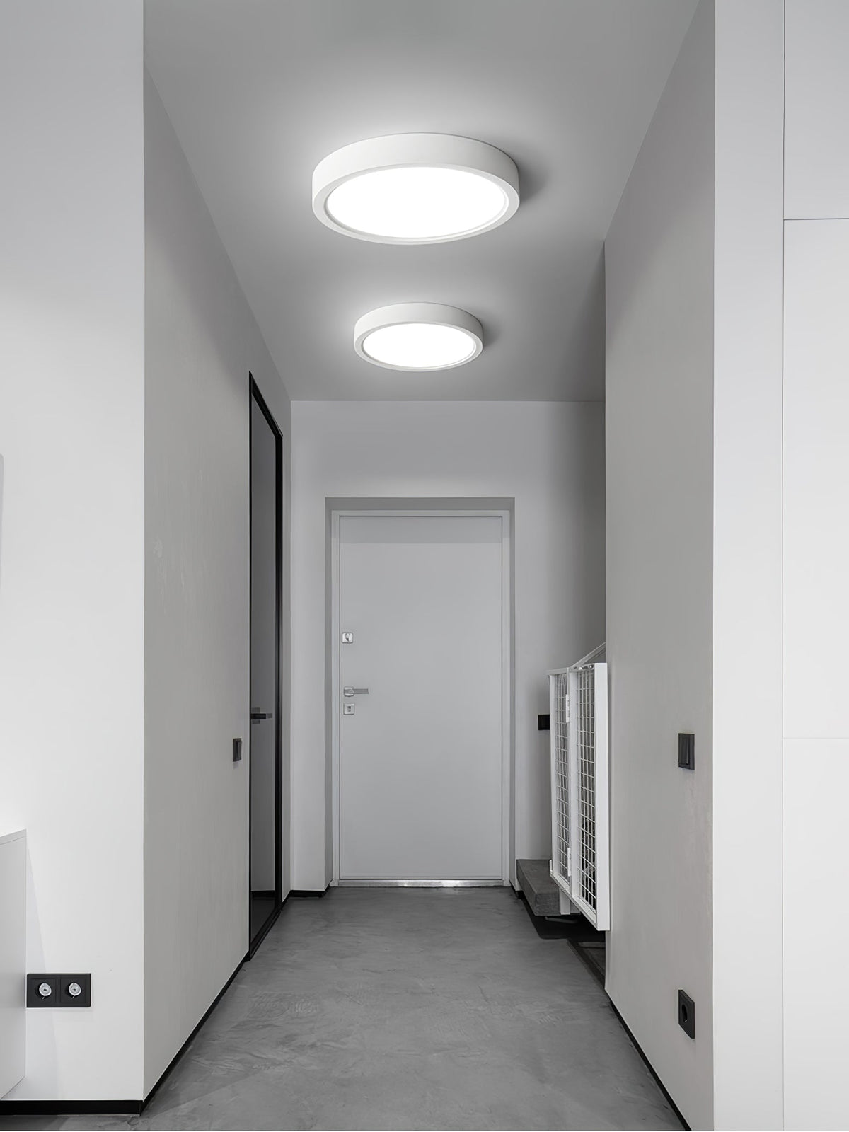 Ulnorisra moderne minimalistisk ultratynd rund loftslampe