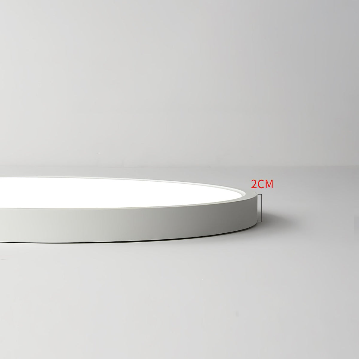 Ulnorisra moderne minimalistisk ultratynd rund loftslampe