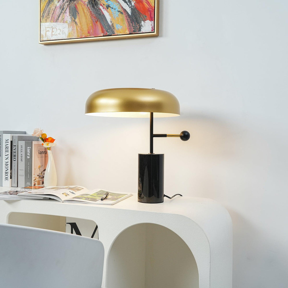 Vovena Marble Table Lamp