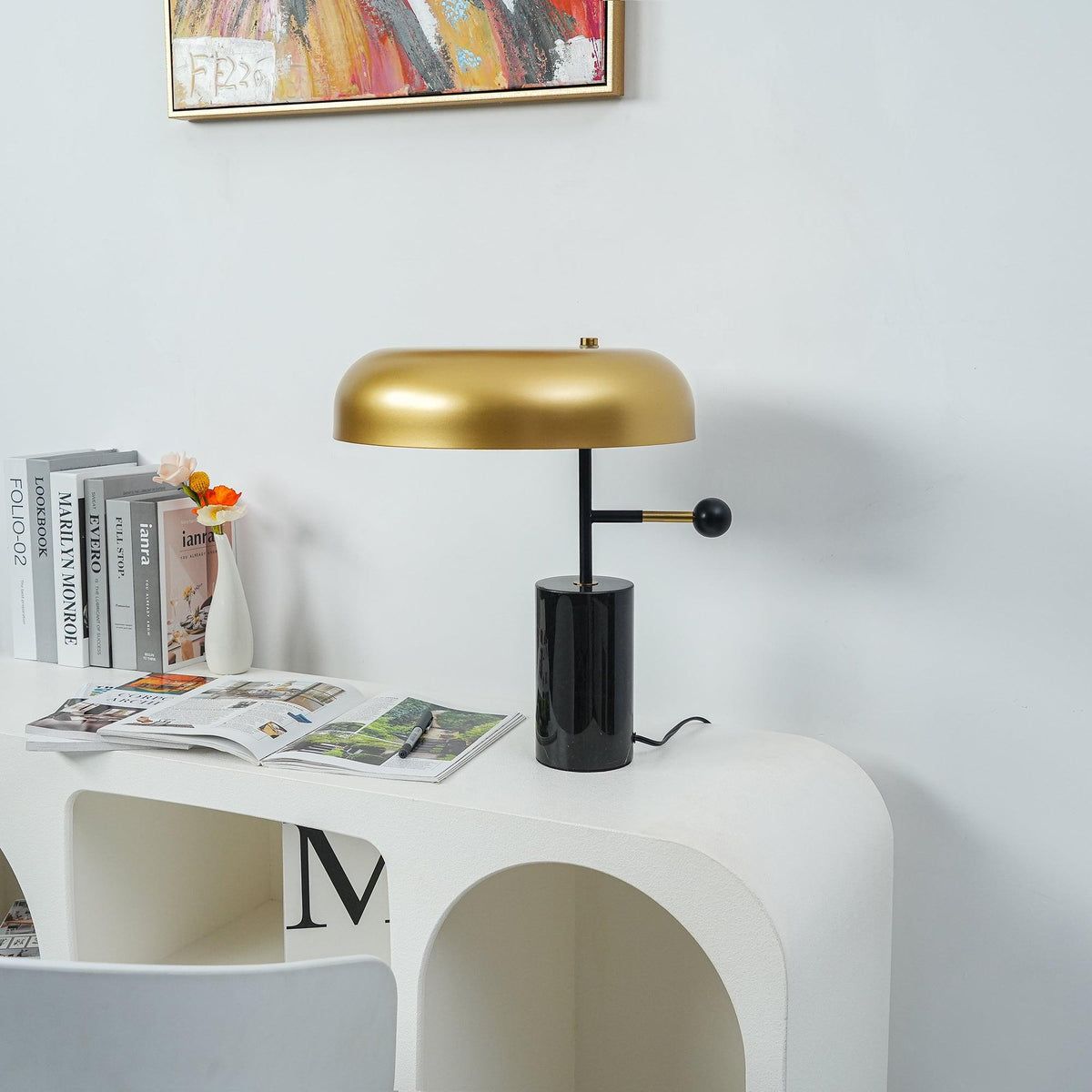 Vovena Marble Table Lamp