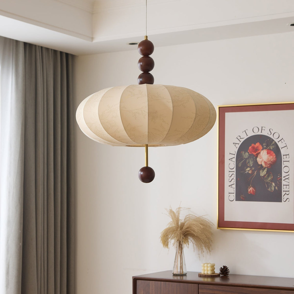 Koda vintage pendellampe i stof