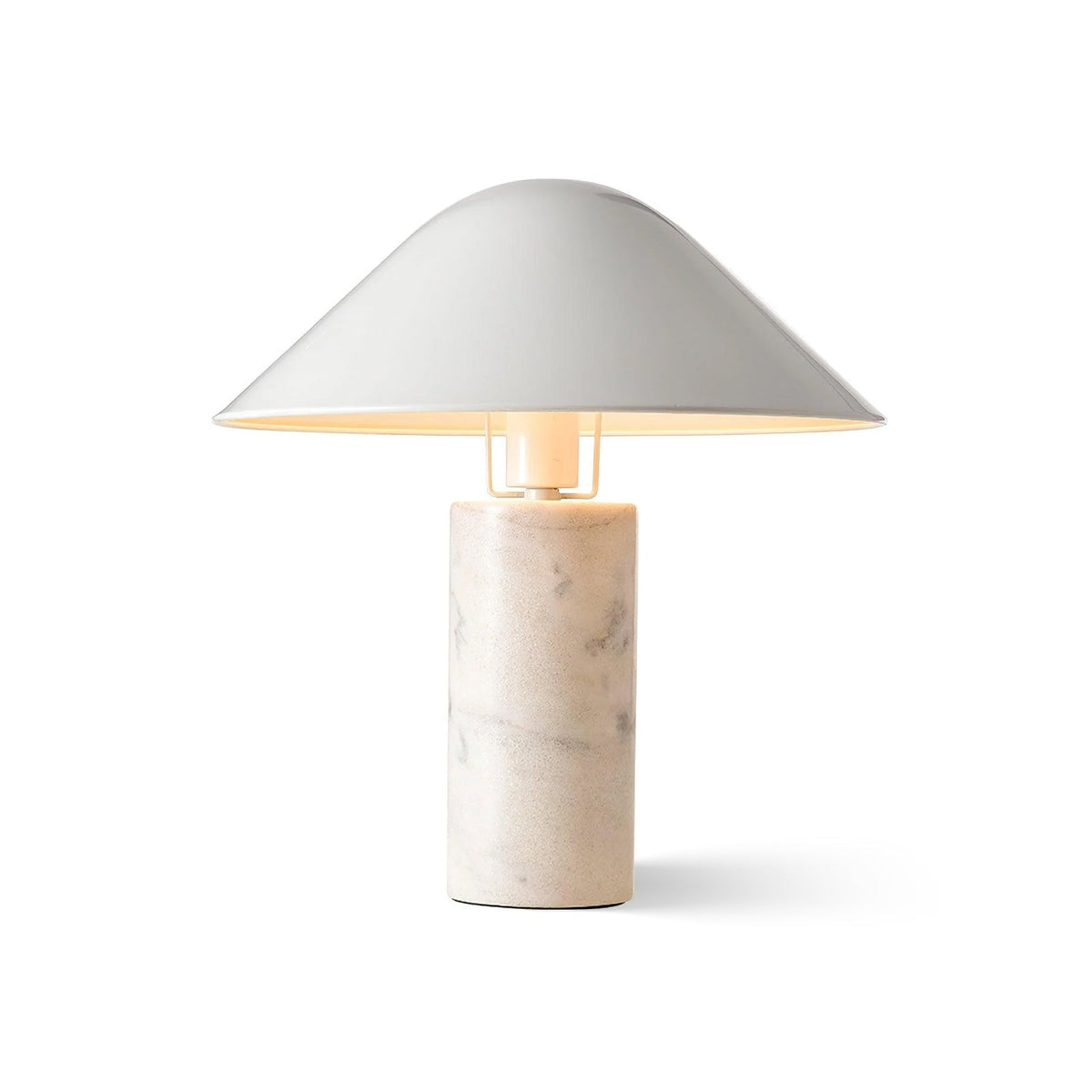 Minimalistisk marmorbordlampe Elyrian