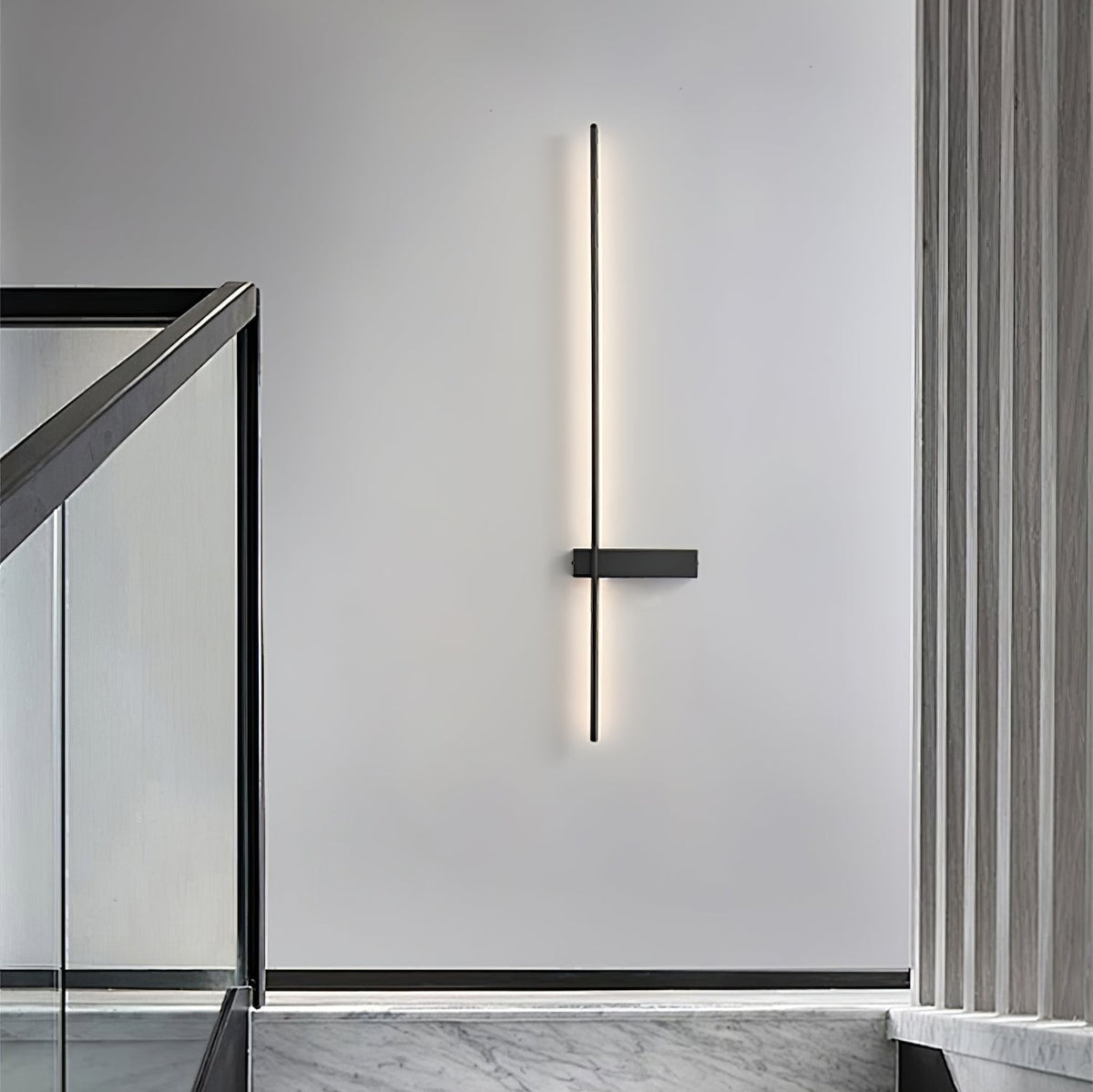 Aplique de parede linear moderno e minimalista Voraee