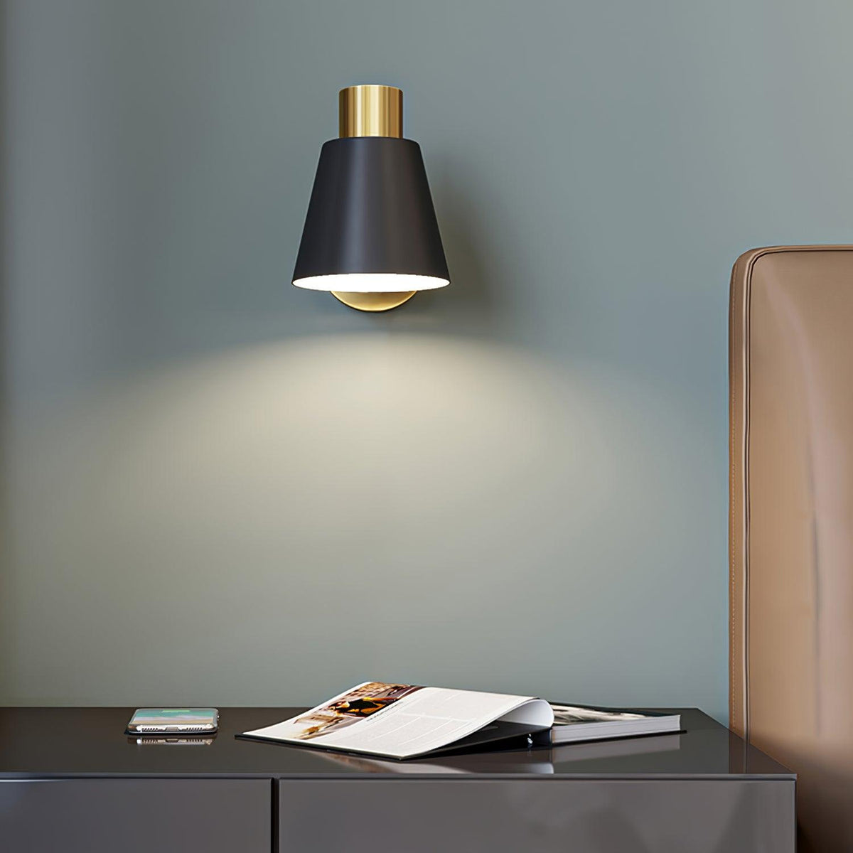 Eurmiros modern minimalistisk justerbar vägglampa med arm