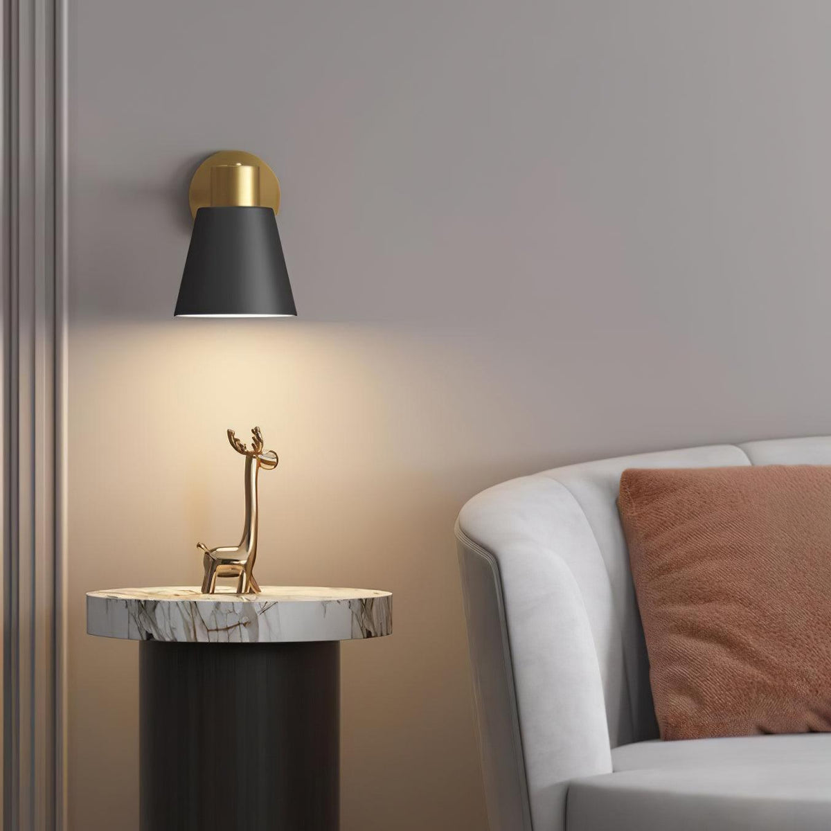 Eurmiros modern minimalistisk justerbar vägglampa med arm