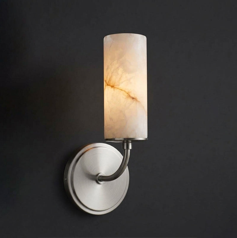 Aplique de parede em alabastro Dovenhurst