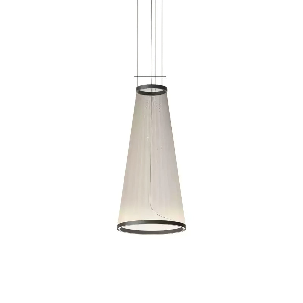 Hyn minimalistisk pendellampe i aluminium