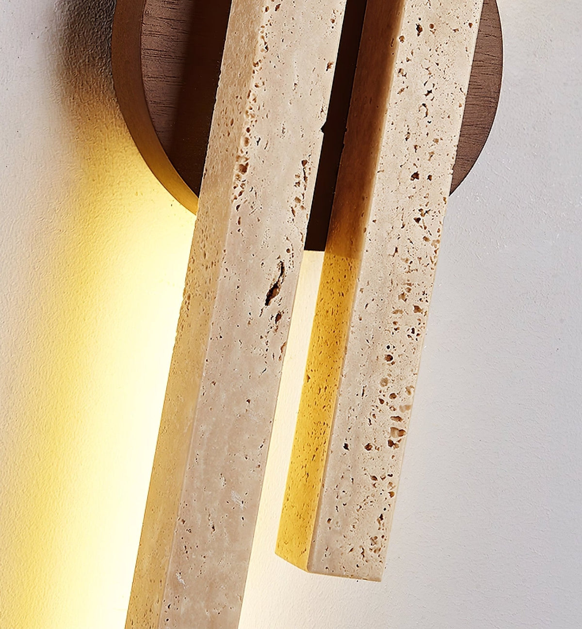 Myliryra travertinvägglampa