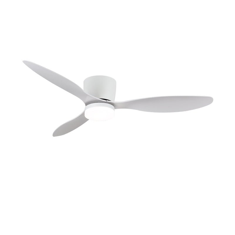 Brinor minimalistisk loftsventilator med lys i træ
