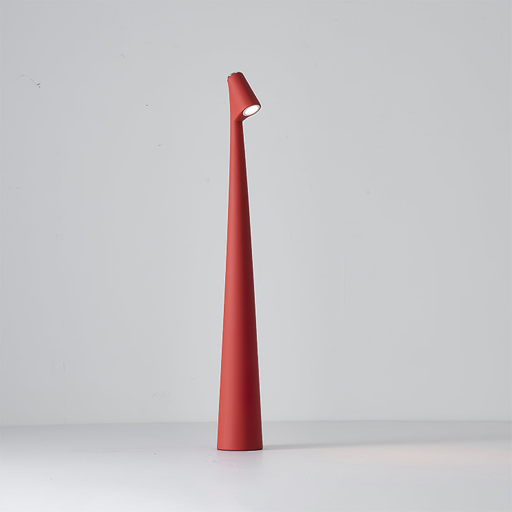 Candeeiro de mesa Nirerora minimalista em acrílico