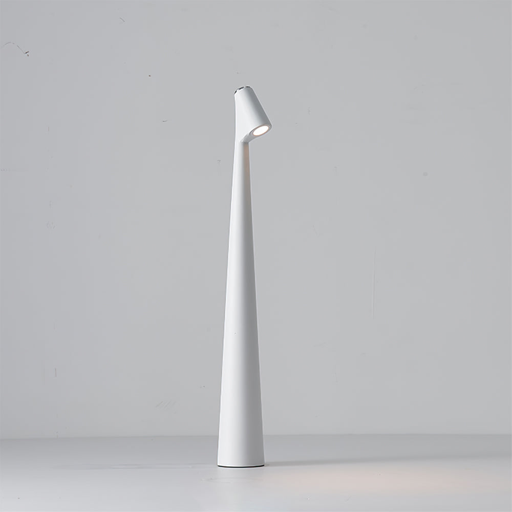 Candeeiro de mesa Nirerora minimalista em acrílico