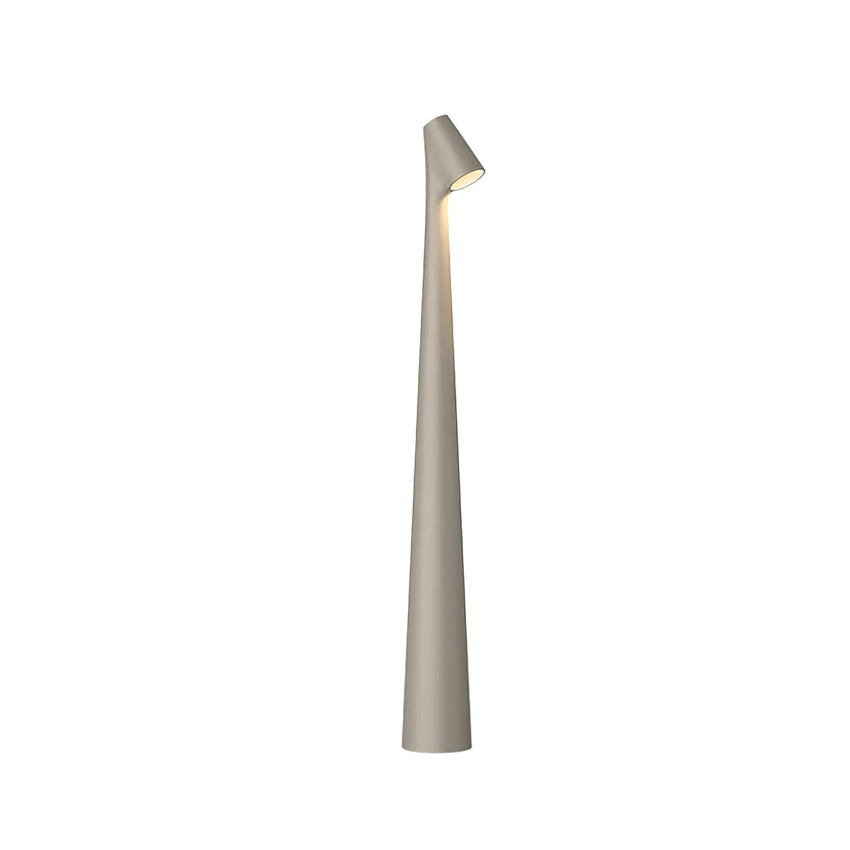 Candeeiro de mesa Nirerora minimalista em acrílico