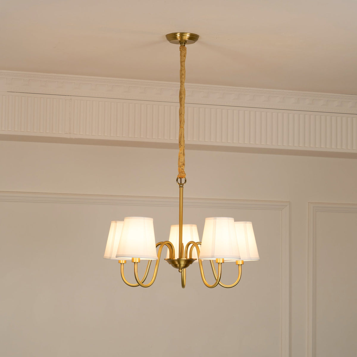 Candelabro tradicional de tecido Stacey Dalen