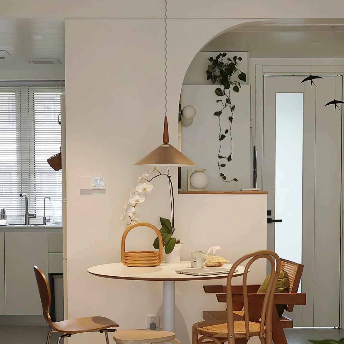 Jolvin moderne minimalistisk retro-pendellampe
