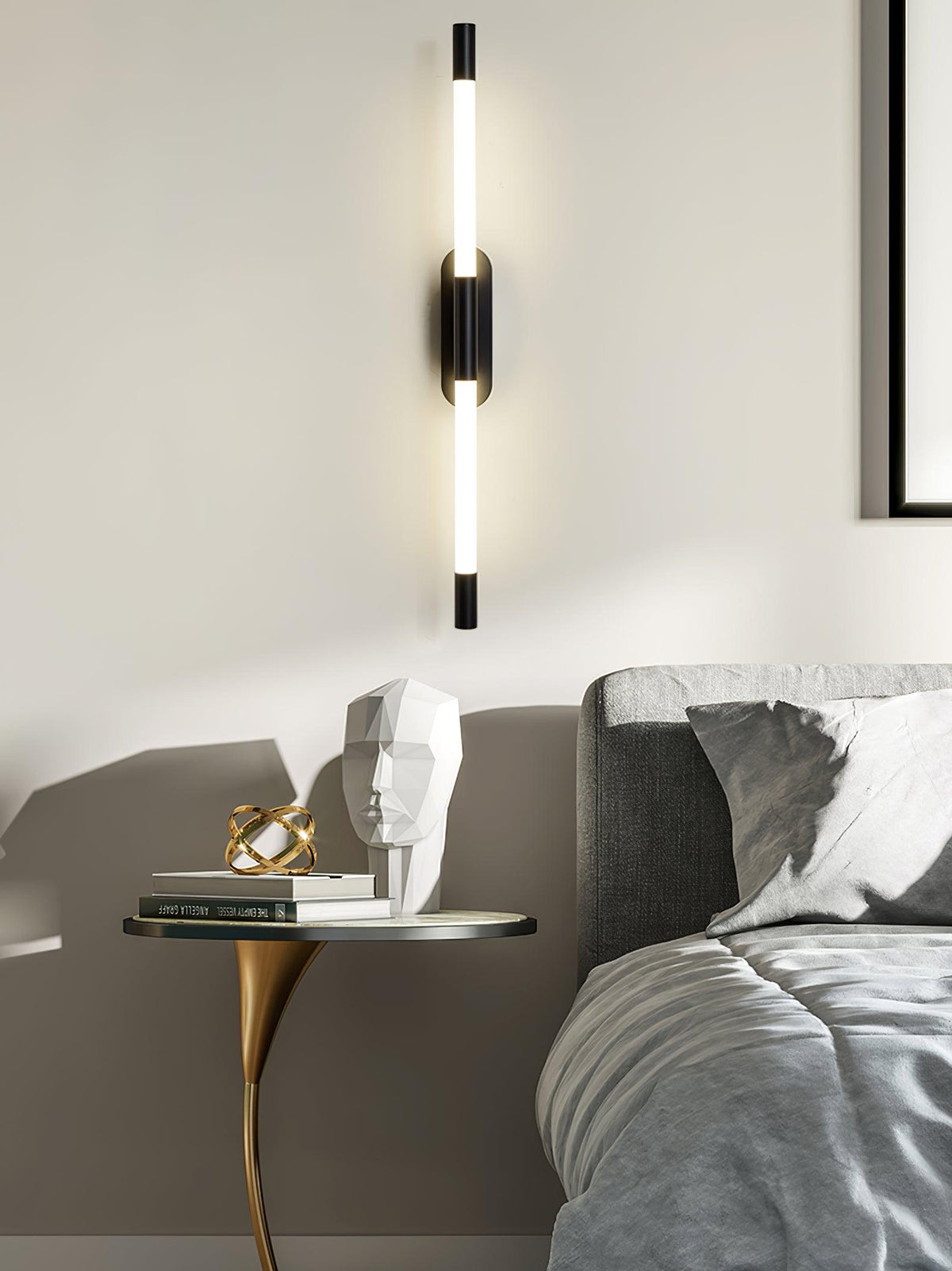 Candeeiro de parede Lumiviella com tubos modulares