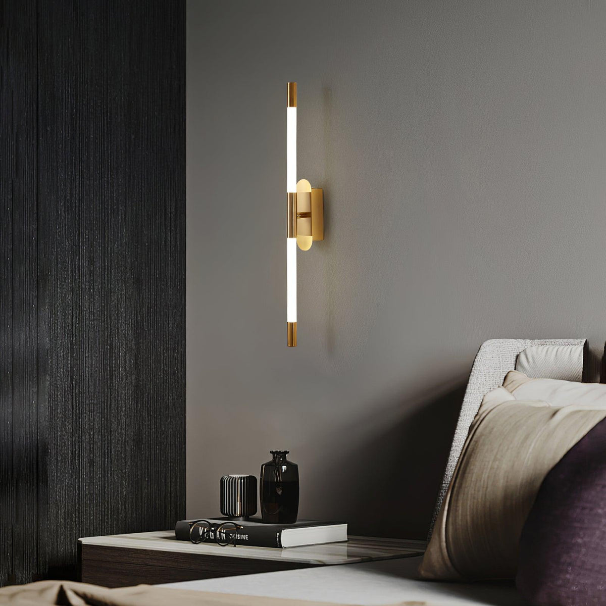 Candeeiro de parede Lumiviella com tubos modulares