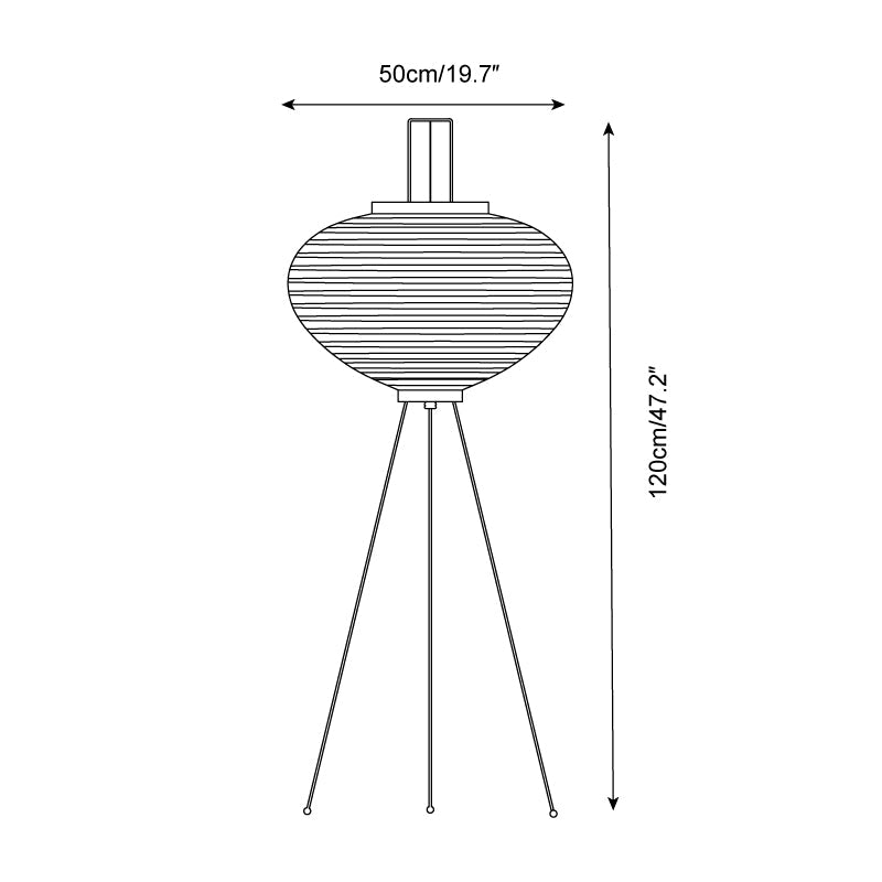 Seloette-gulvlampe
