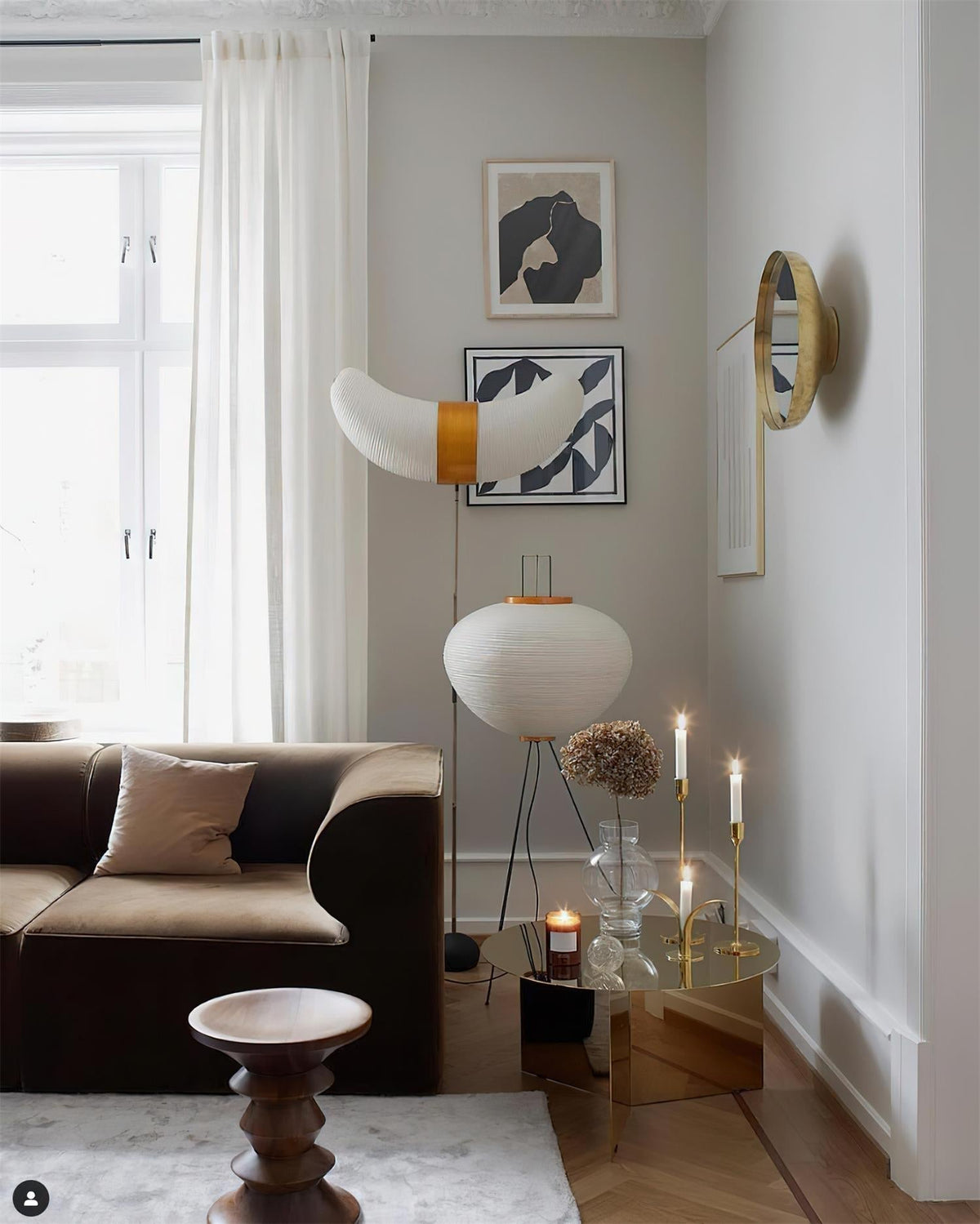 Seloette-gulvlampe