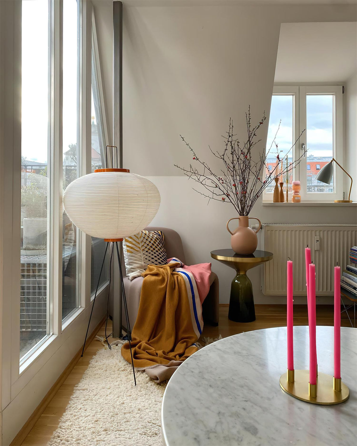 Seloette-gulvlampe