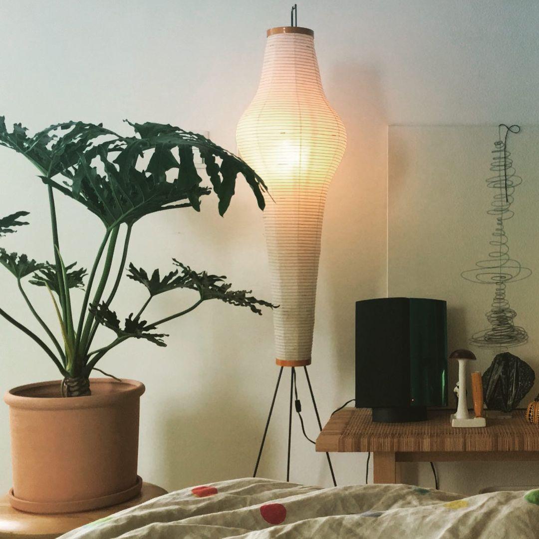 Krelix skandinavisk gulvlampe i papir