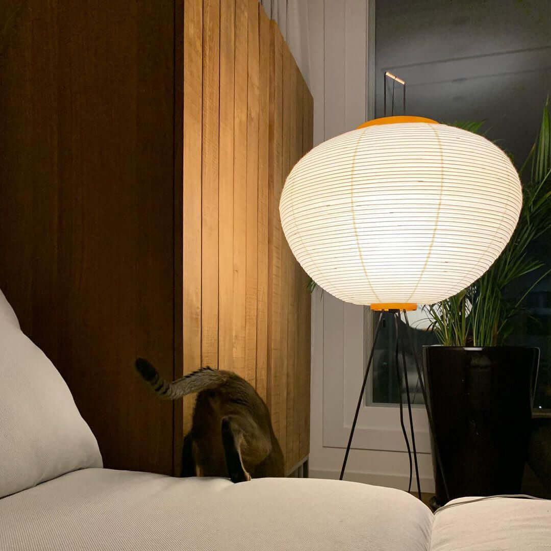 Krelix skandinavisk gulvlampe i papir