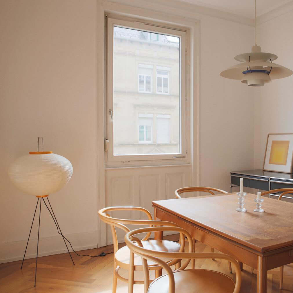 Krelix skandinavisk gulvlampe i papir