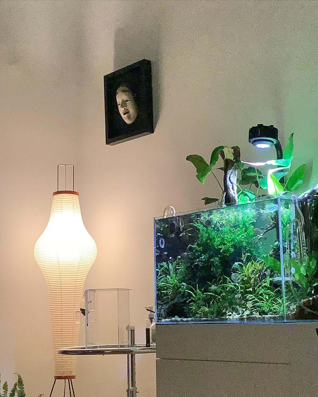 Krelix skandinavisk gulvlampe i papir