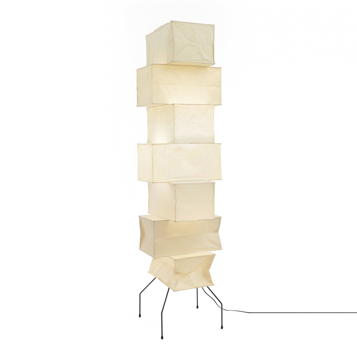 Avara golvlampa i papper