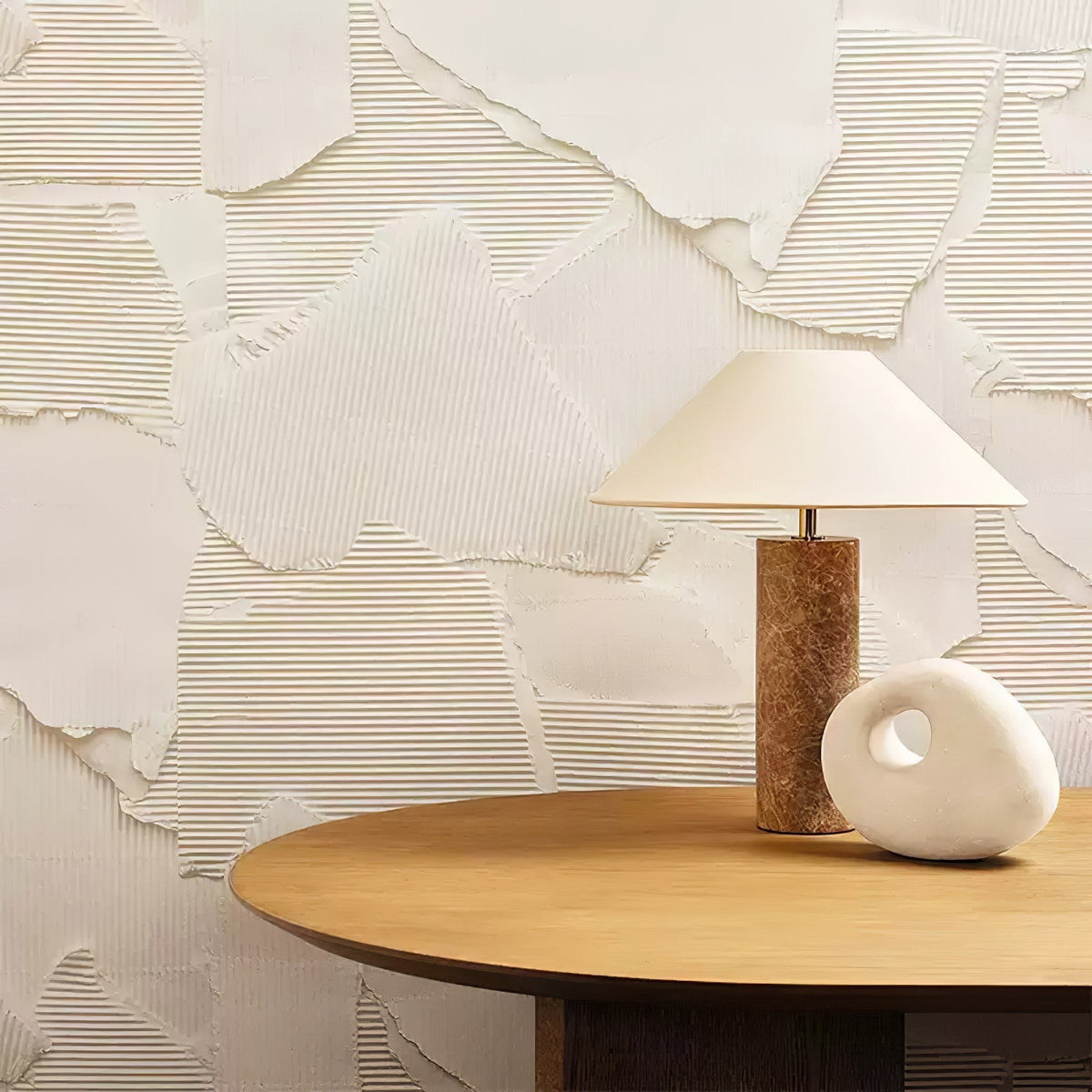 Peterielle moderne marmorbordlampe