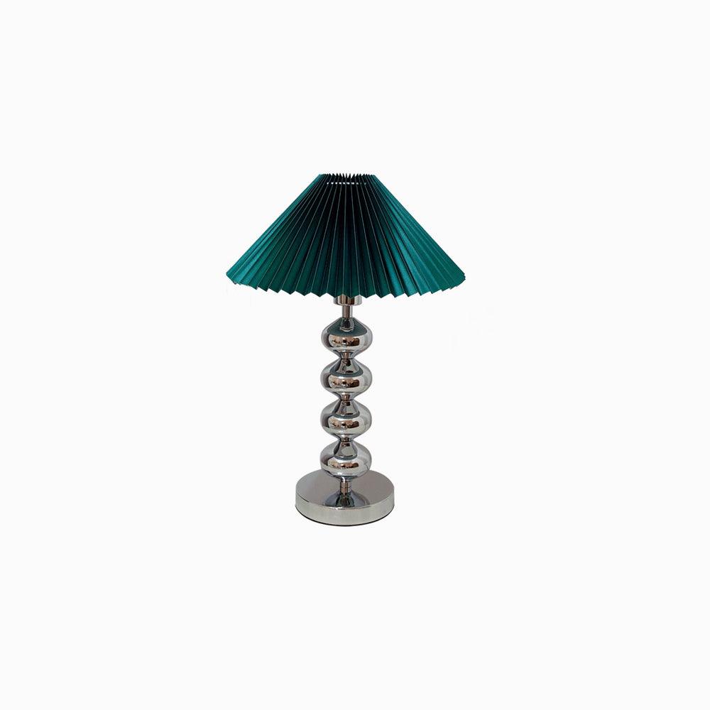 Candeeiro de mesa retro plissado Cyris