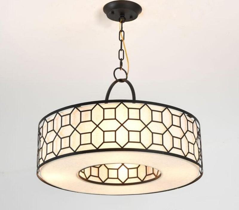 Arshaor exklusiv elegant rund taklampa i koppar och glas