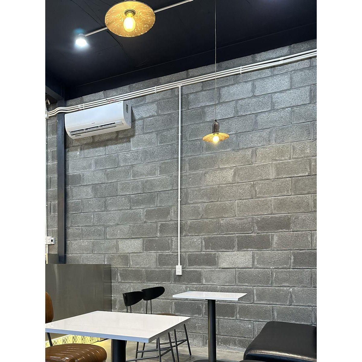 Candeeiro suspenso moderno e minimalista industrial metálico Yrvuvyi