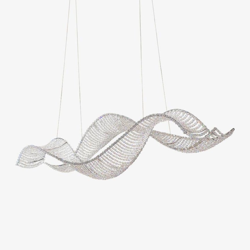 Candeeiro de teto de cristal de luxo pós-moderno Caelox