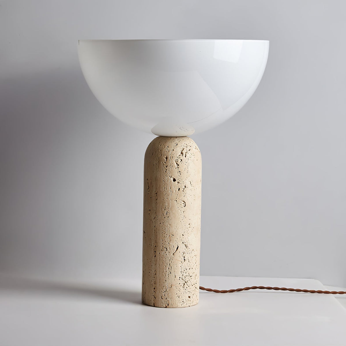 Tion Travertine Table Lamp