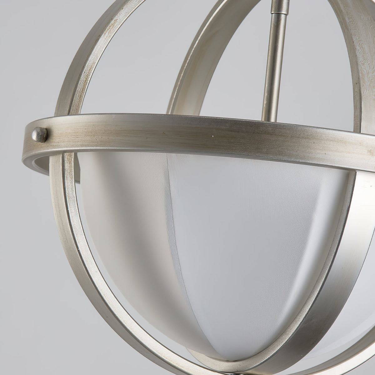Aevuvyi modern minimalistisk taklampa i metall och tyg