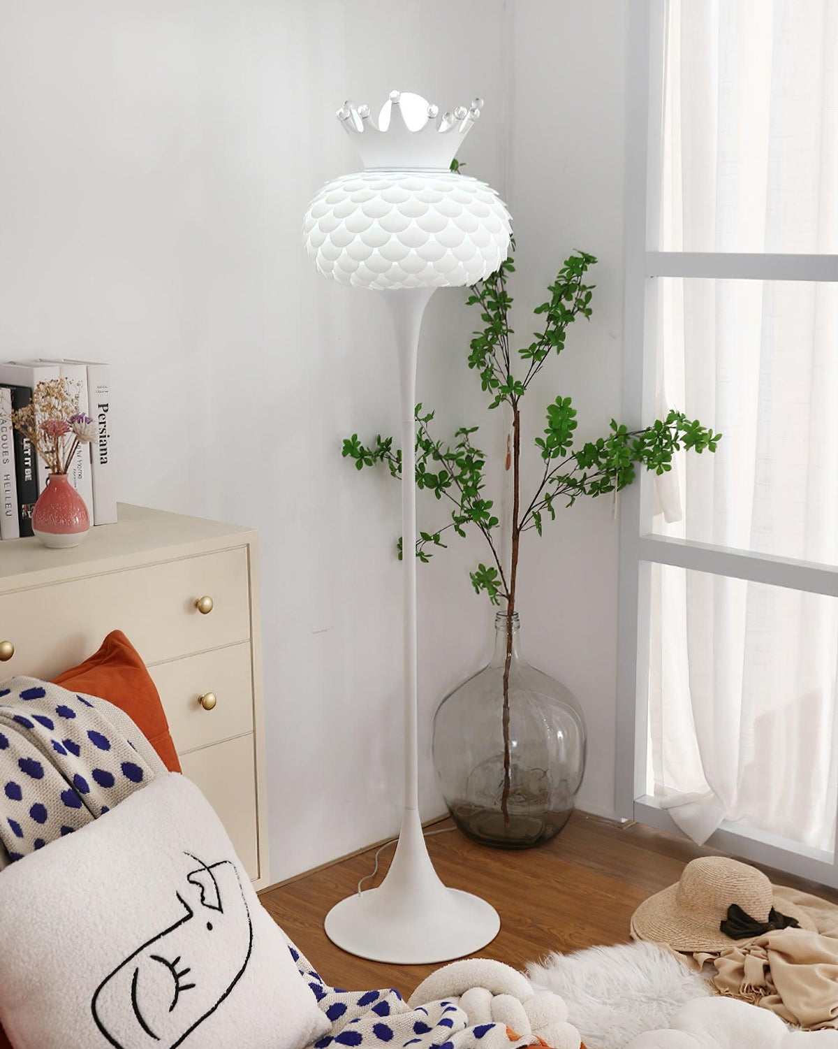 Candeeiro de pé moderno Regal em PVC