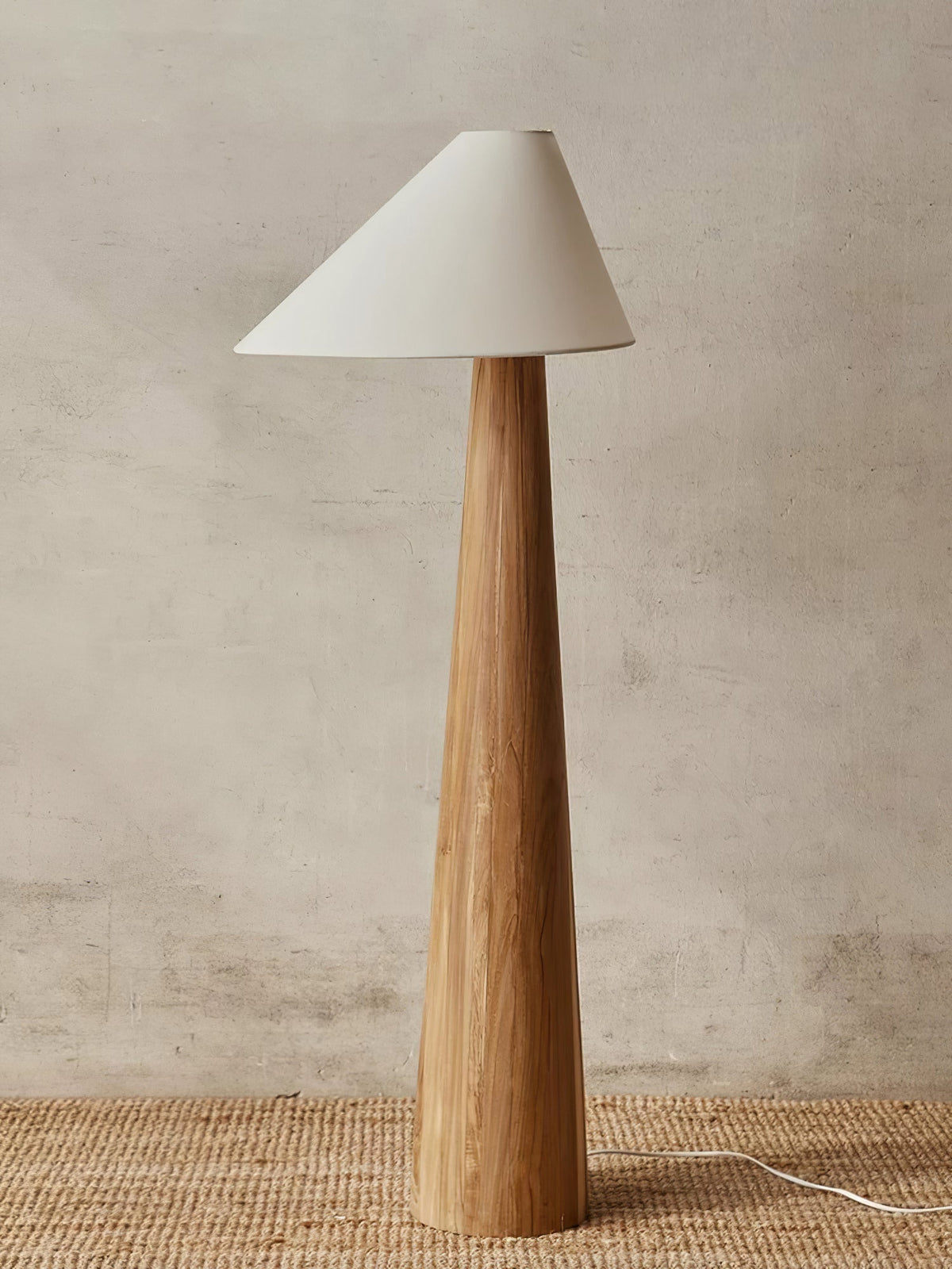 Pinnacle minimalistisk gulvlampe i træ