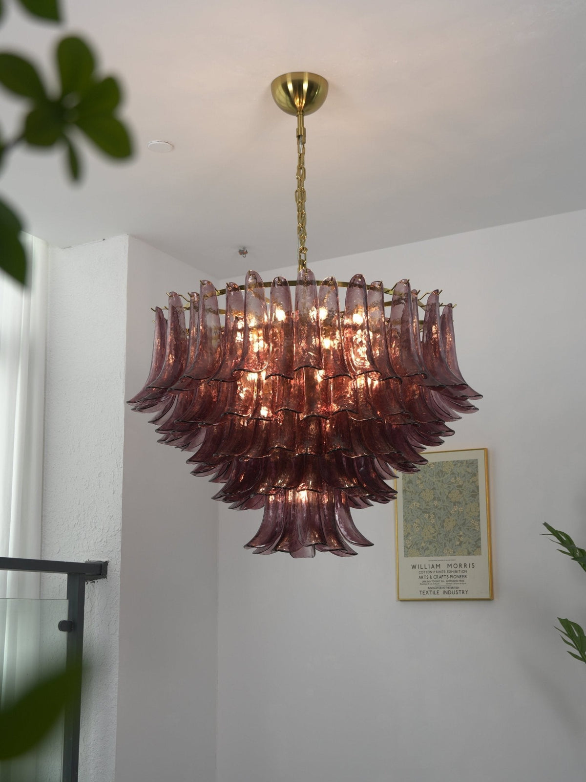 Amethyst Bloom ljósakrónan