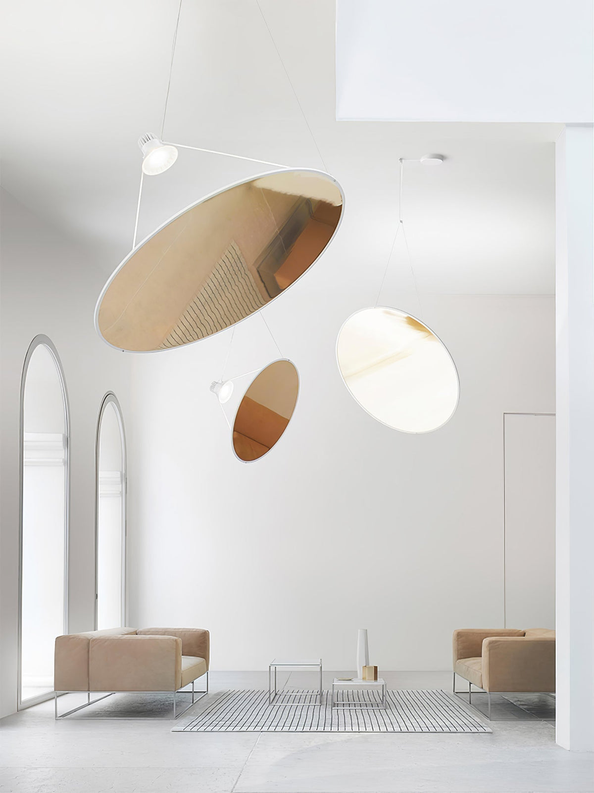 Brio minimalistisk pendellampe i stål