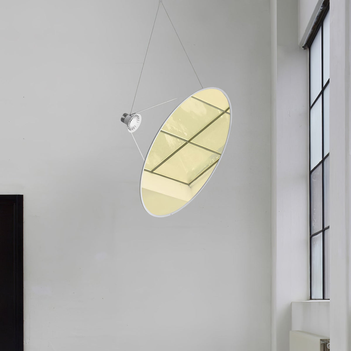 Brio minimalistisk pendellampe i stål