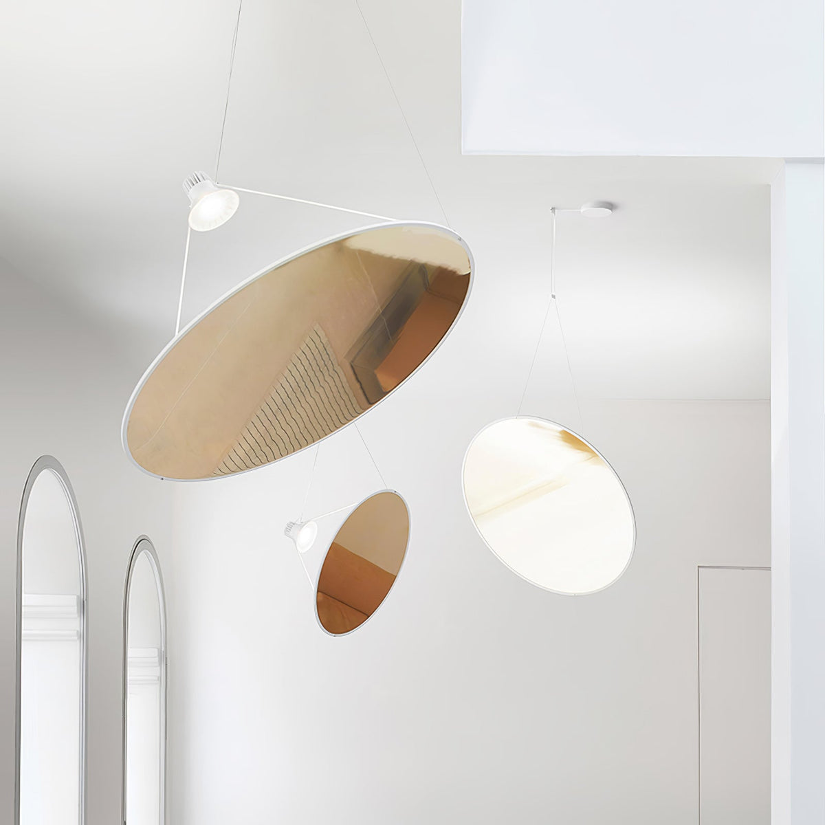 Brio minimalistisk pendellampe i stål