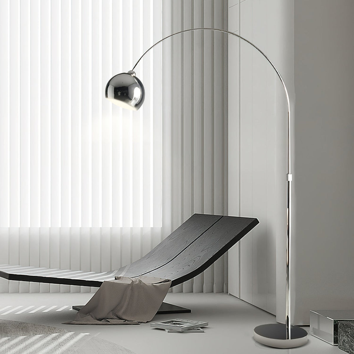Candeeiro de pé minimalista Opal