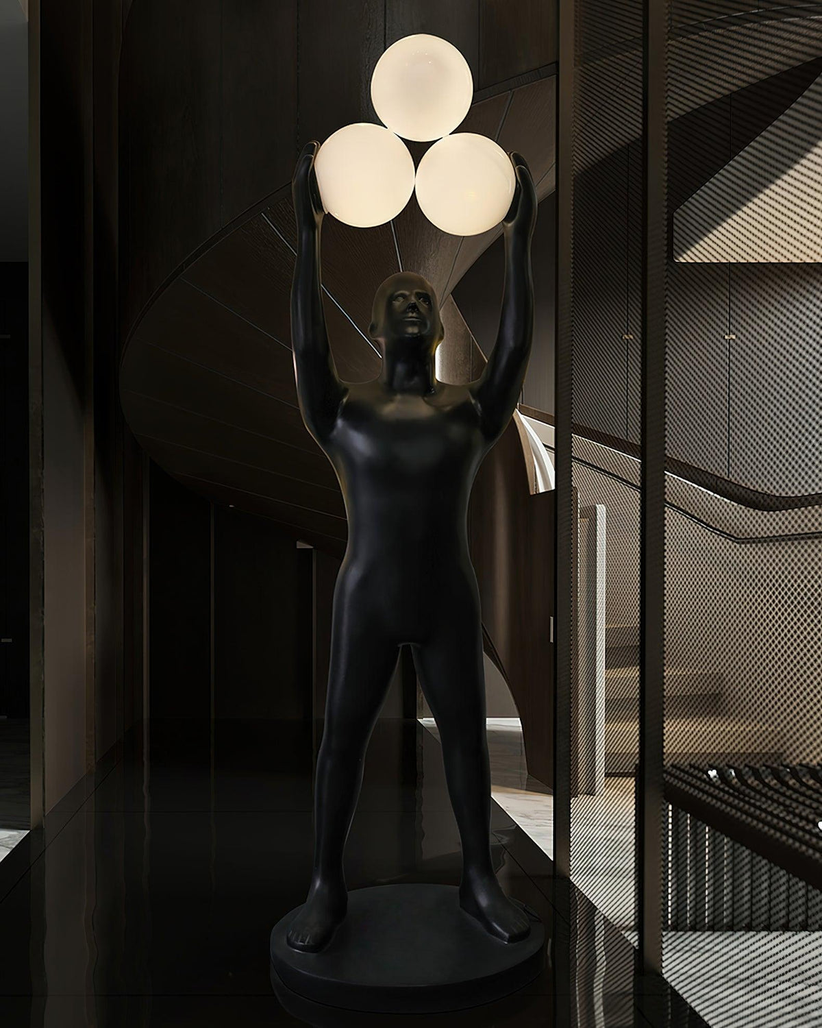Avenoiella Statue Floor Lamp