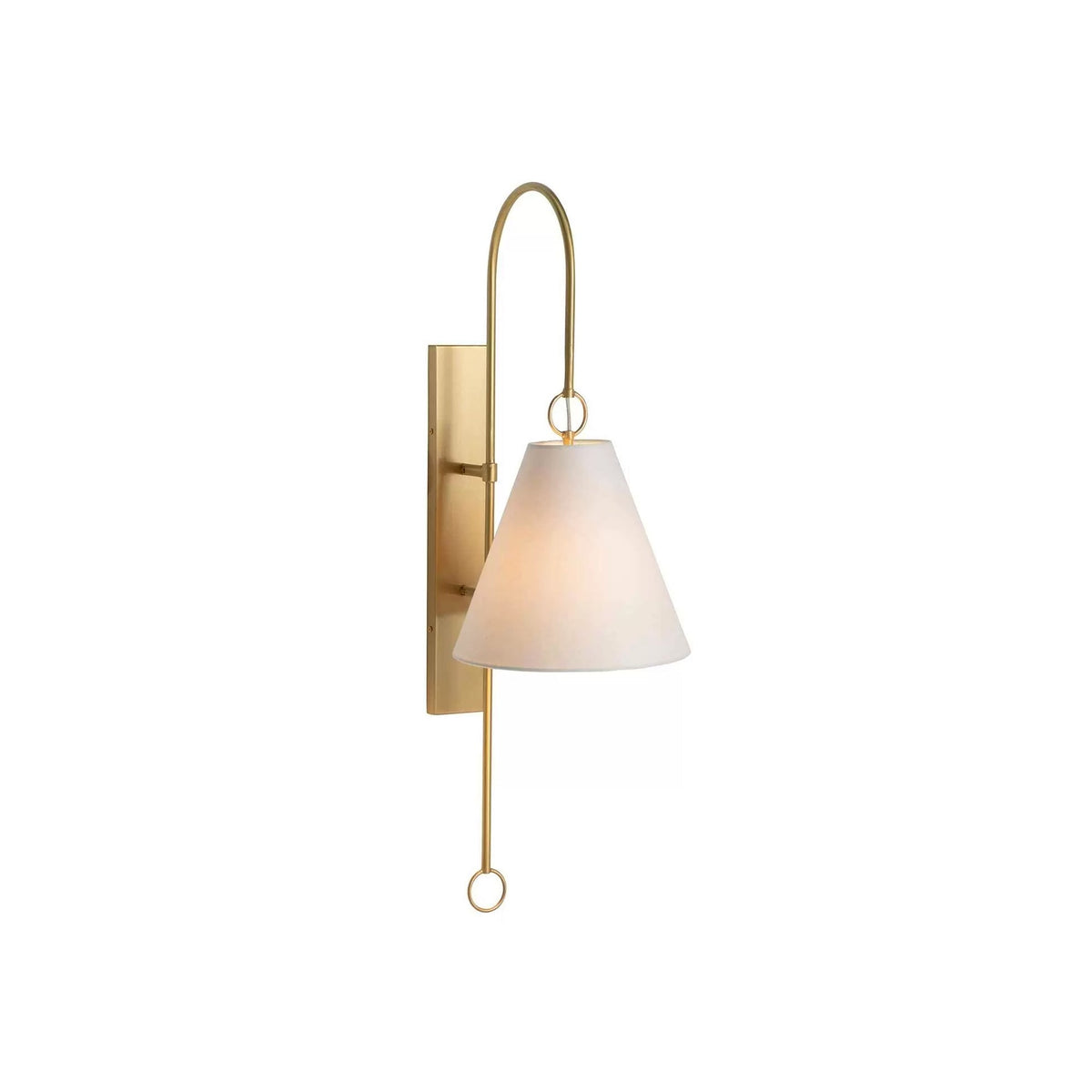 Nútímalegt úrvals veggljós úr látúni, efni og málmi frá Ildvuvyi