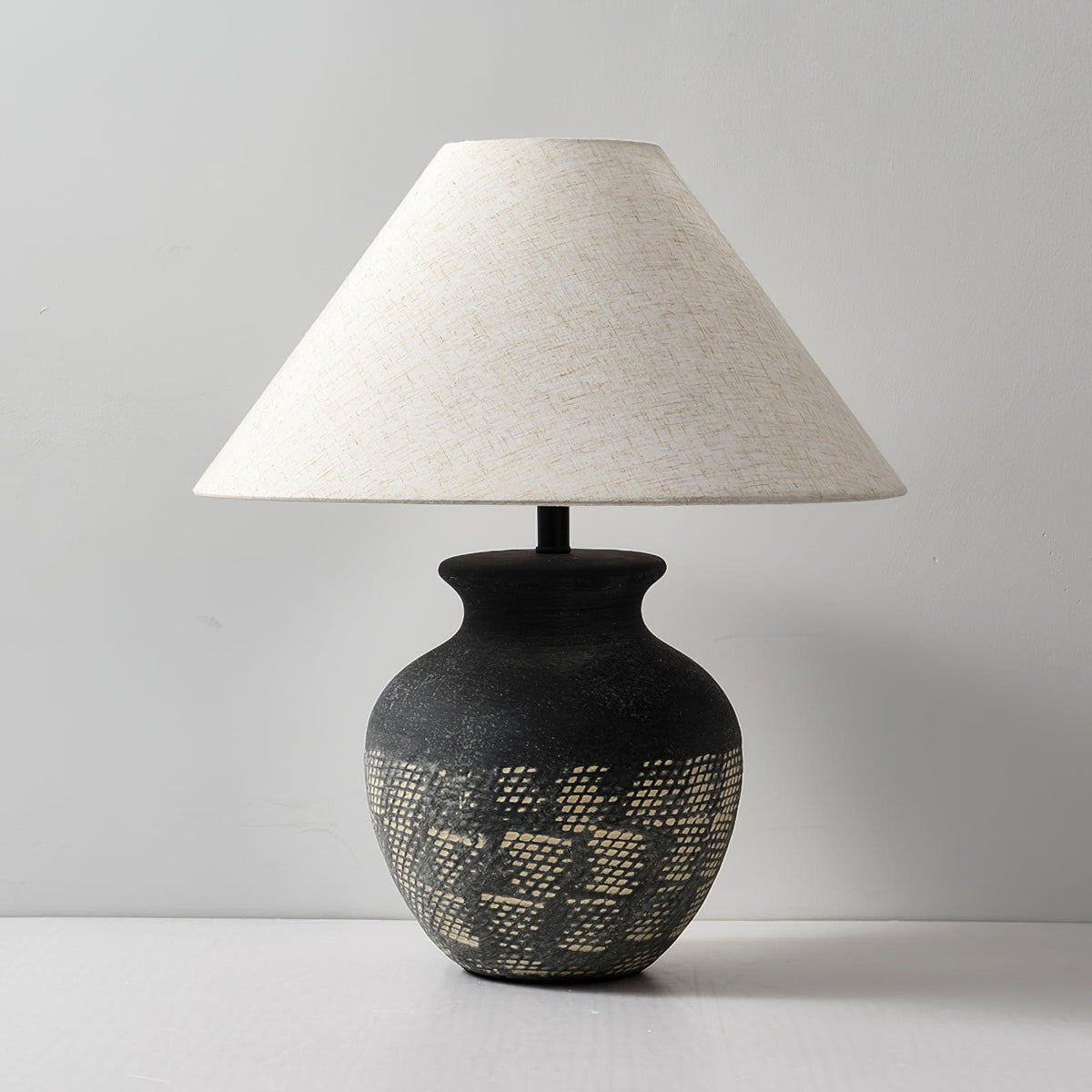 Crin minimalistisk keramisk bordslampa