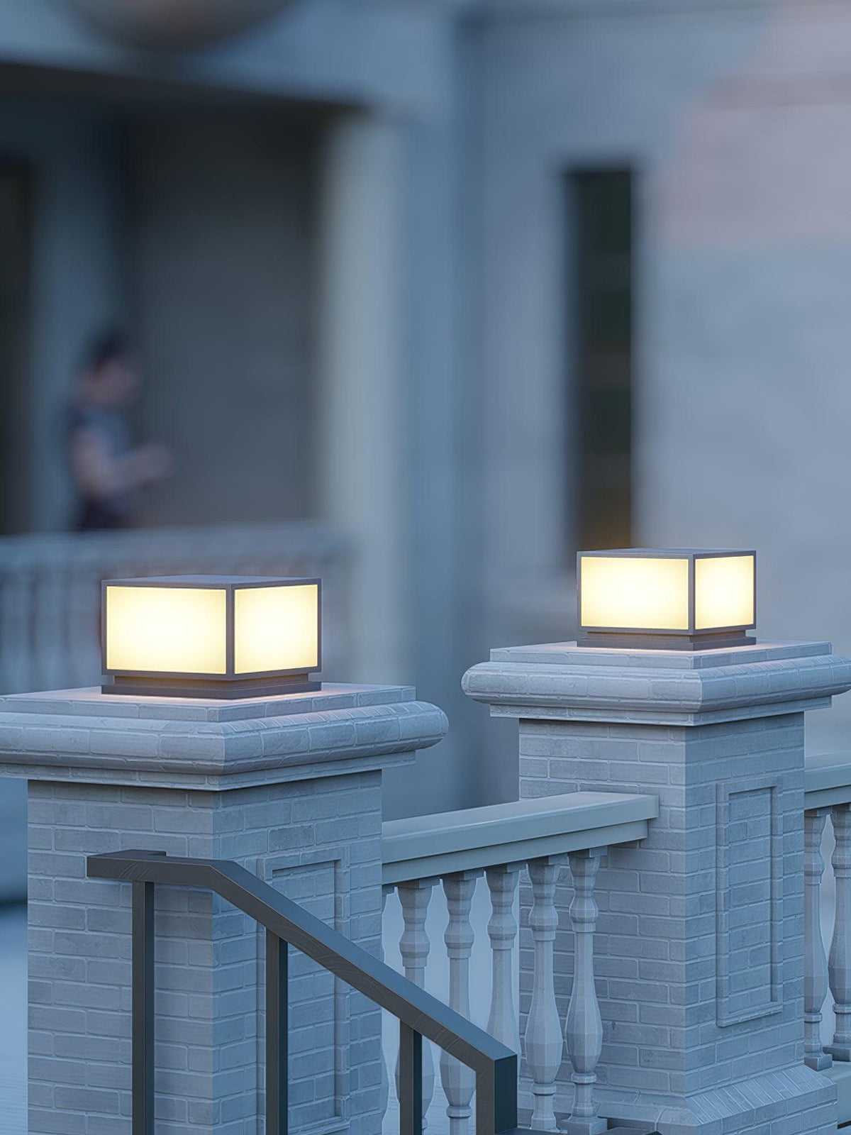 Kavi moderne bordlampe i stål