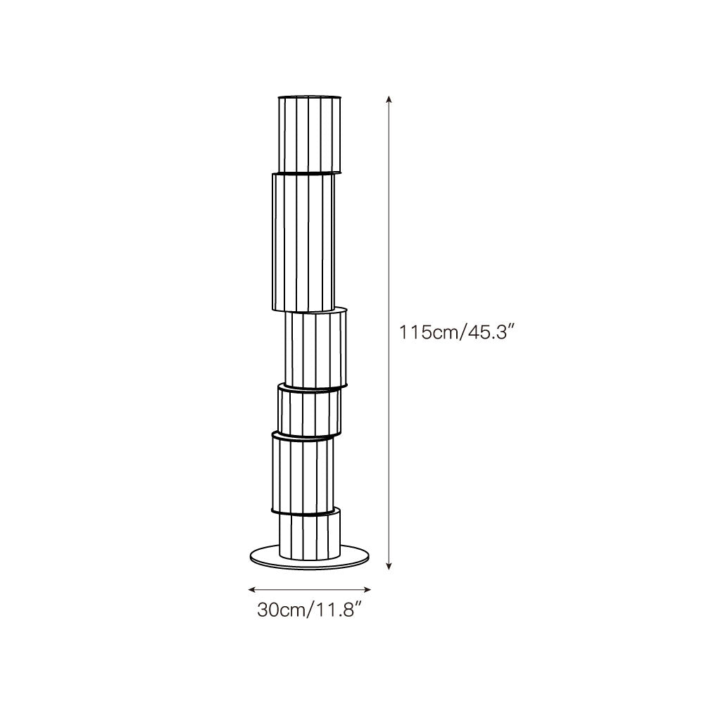 Durell-alabastergulvlampe